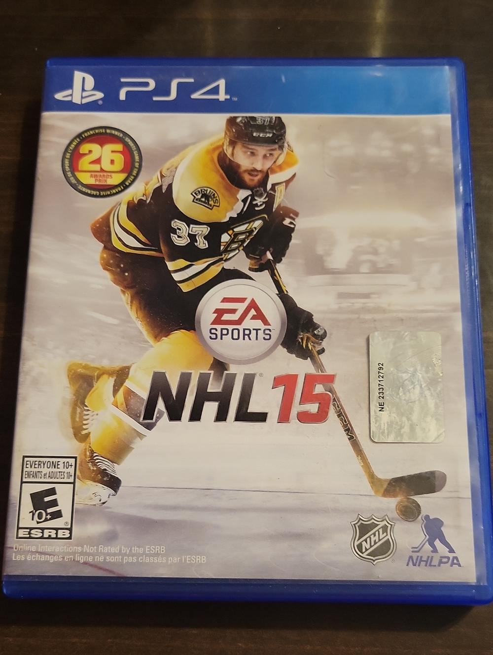 NHL 15 PS4 Game - Blue Case